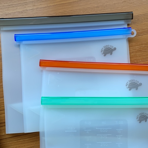 Reusable lotus produce and net zero silicone bags - Picture 3 of 4